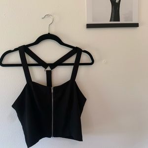 Black Crop Top